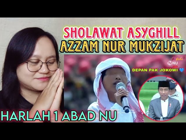 MERINDING,,!! Shalawat Asyghill oleh Azzam Nur Mukjizat dan Ratusan Ribu Banser || Harlah 1 Abad NU class=