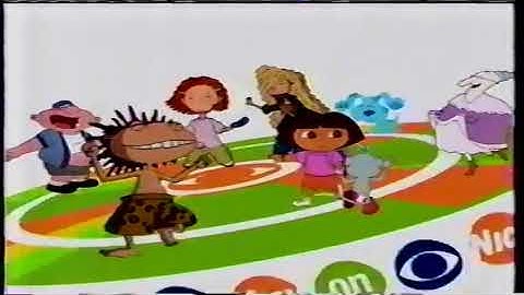 Nick On CBS Blues Clues Intro (2002)