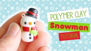 Mini Snowman! (Tutorial link in comments!) : r/clay