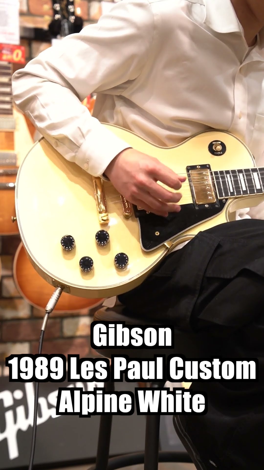 Gibson / 1989 Les Paul Custom Alpine White 【イシバシ楽器心斎橋店