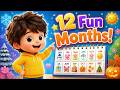 Learn Months of the Year with Colorful Cartoons!
