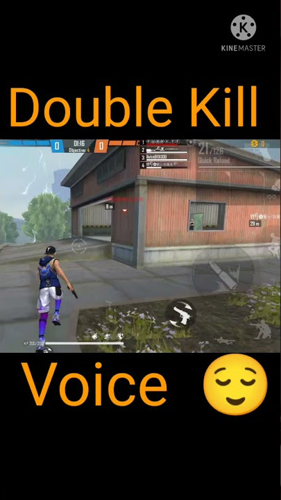 Double Kill Voice With Red Number || Free Fire || #Shorts