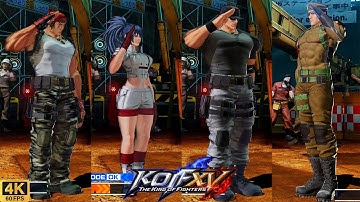 KOF XV | Team Ikari 💥 Team Rival | CPU vs CPU AI vs AI