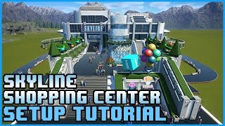Setup and Pathing Tutorial: Skyline Shopping Center - Lets Build 03 #PlanetCoaster