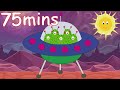 Five Little Men In A Flying Saucer! And lots more Nursery Rhymes! 75 minutes!