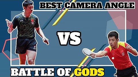 Xu Xin vs Zhang Jike | Battle Of Gods (Best Camera Angle)