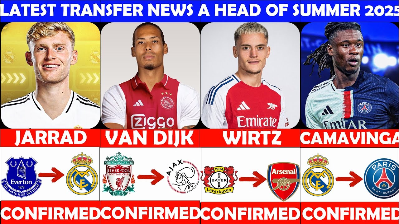 Recent Transfers 🚨THE LATEST CONFIRMED TRANSFER NEWS AND RUMOURS SUMMER TRANSFERS 2025 ...