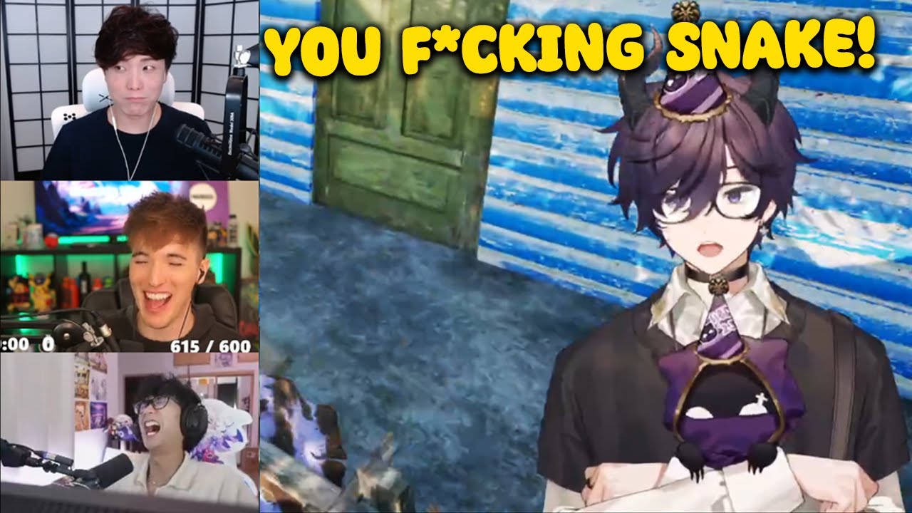 Everybody Losing it When Shoto Goes Off on Sykkuno