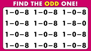 HOW GOOD ARE YOUR EYES? | CAN YOU FIND THE ODD WORDS? l Puzzle Quiz - #127