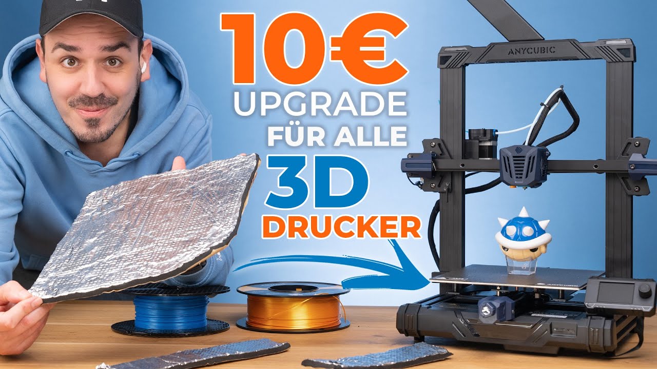 3D-Drucker-Plattform-Wärmebett-Isolierung, Baumwolle, 400 x 400 x 10 mm,  Schaumstofffolie, selbstklebende Isoliermatte, Hotbed Thermo-Pad