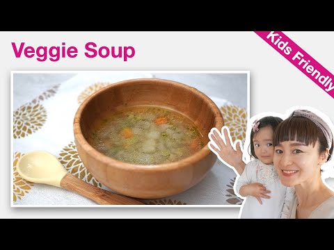 How To Make Baby Food In Japan (9-12 Months) | Recipe | Veggie Soup | Japanese Vegan Food | YUCa