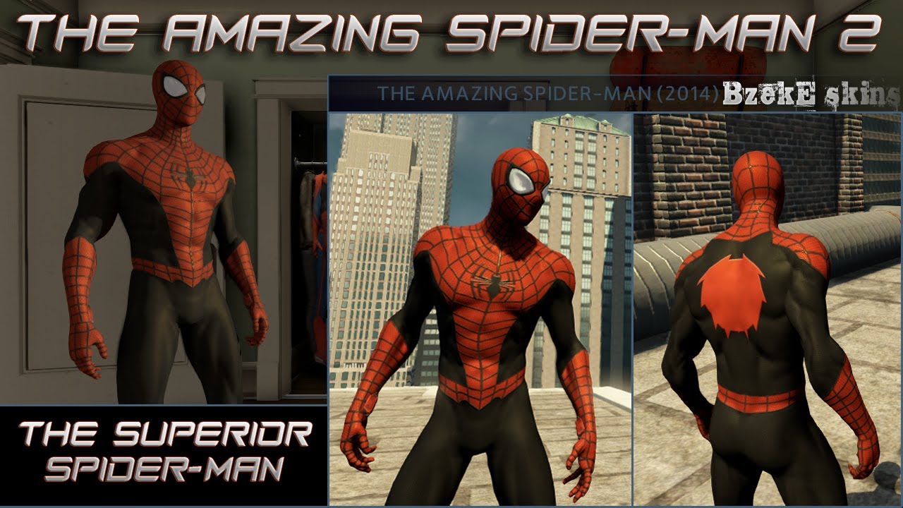 The Amazing Spider-Man 2 The Superior Spider-Man skin [BzekE Skins] -  YouTube