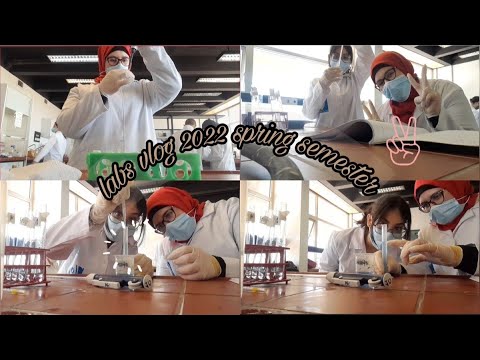 Labs vlog at the Lebanese University (spring semester) / فلوغ مختبرات بالجامعة 🧪🧬