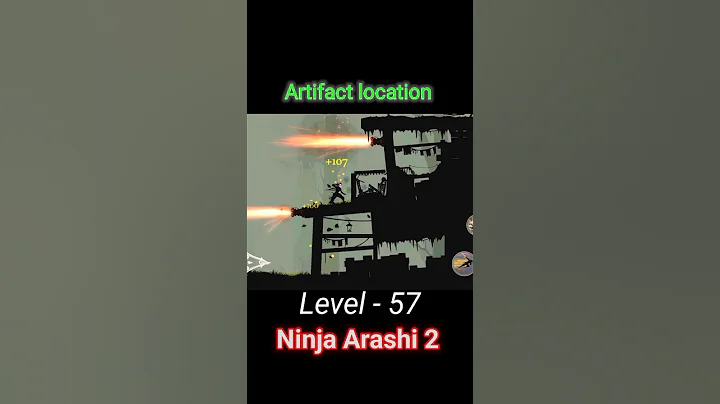 Ninja Arashi 2 Artifact location | level-57 Artifact location | #shorts #games #ninjaarashi2