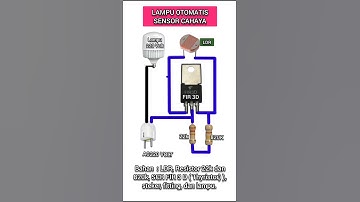 #shorts  rangkaian sensor lampu gelap otomatis