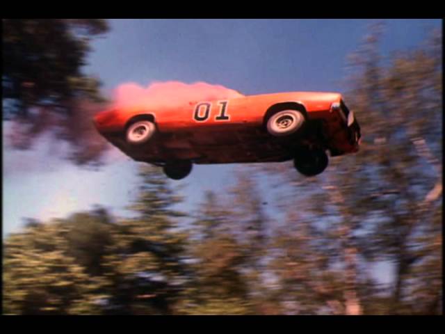 The Dukes of Hazzard: Colorful General Lee jump - YouTube