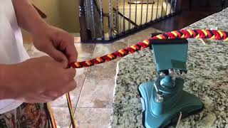 The Making of a 6ft Nylon Paracord Bullwhip - Timelapse