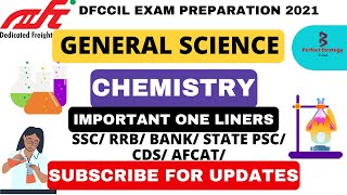 Important One Liners Chemistry | Previous Years | General Science | Perfect Strategy