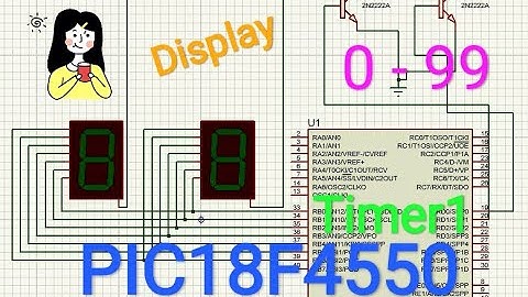TAREA9 - Conteo 0-99 con Display 7 segmentos - PIC18F4550 - TIMER1