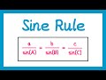 The Sine Rule GCSE Higher Maths