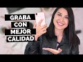 6 TRUCOS para MEJORAR CALIDAD grabando con CELULAR