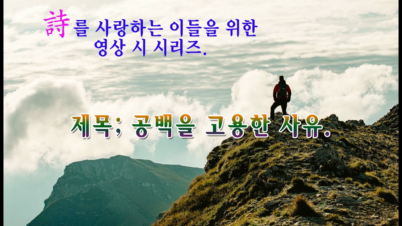 공백을 고용한 사유