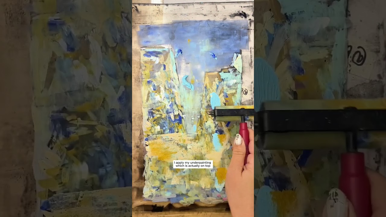 🌟Next Level 🌟 Gelli Plate Printing #gelliprinting