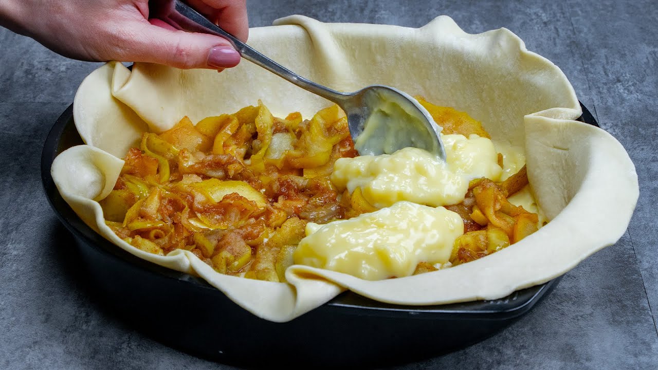 På bara 2 äpplen! Oemotståndligt god äppelpaj som riktigt smälter i munnen