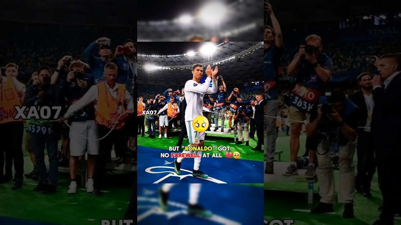 Ronaldo Never Got A Farewell From Realmadrid 🥺💔 