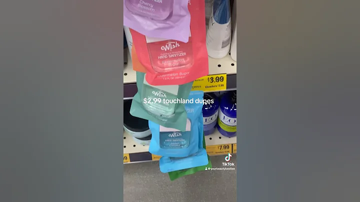 touchland hand sanitizer doooooop! #dupes