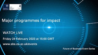 Major Programmes for Impact