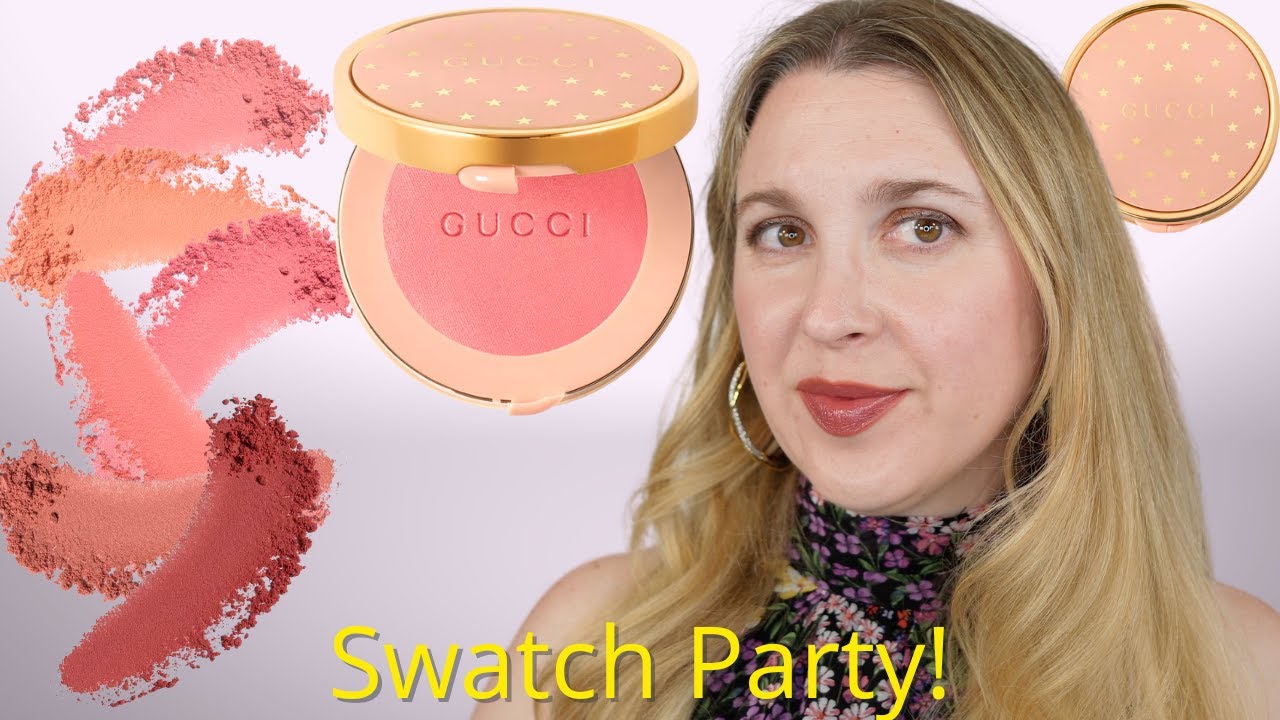 GUCCI BLUSH DE BEAUTE | Все 6 оттенков! | Свотчи, демо, обзоры, сравнения