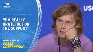 Andrey Rublev Press Conference | 2023 US Open Quarterfinal