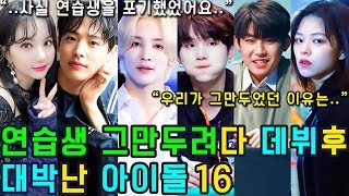 (ENG SUB) [K-POP NEWS] Who are the 16 KPOP IDOLs who quit after being trainees and debuted again?