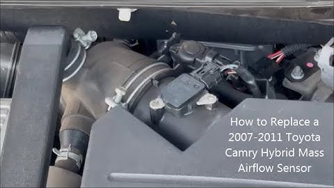 How to Replace a 2007-2011 Toyota Camry Hybrid Mass Airflow Sensor
