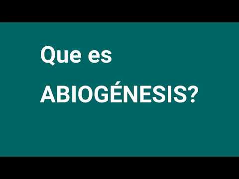 Que es ABIOGÉNESIS? Definicion de ABIOGÉNESIS Significado del ABIOGÉNESIS. Que significa ABIOGÉNESIS