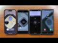 Apple iPhone 14 PM vs iPhone 8 Plus vs Pixel 7 Pro vs Samsung S23U WhatsApp, Meet, Viber, Signal App