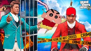 Shinchan Tries To Save But Franklin's Rich Twin Brother Died In GTA 5 | THE END