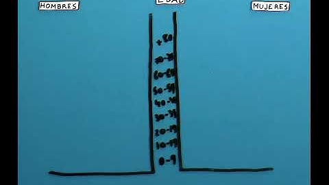 Cómo elaborar una pirámide de población