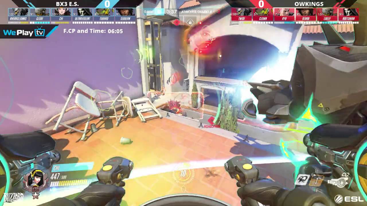 [Overwatch] BX3 Elektroniske Sportsklubb vs OWKings (09.08.2016) | Go4Overwatch July Monthly Final