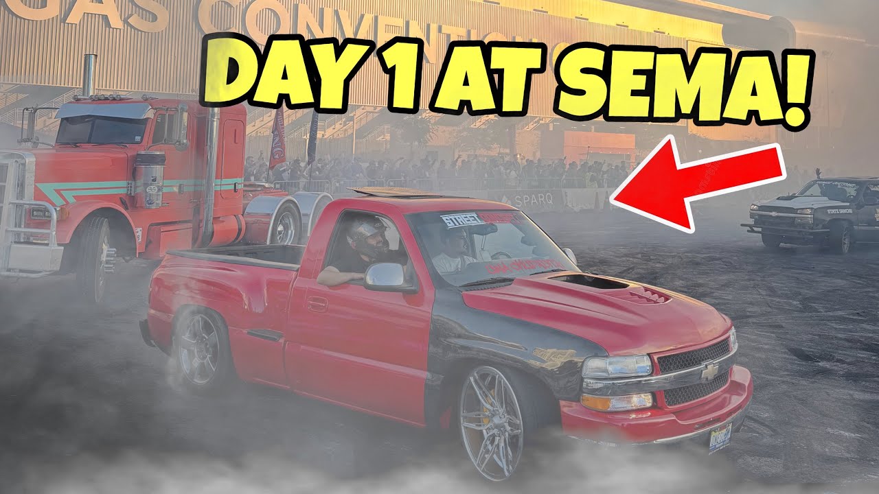 ДЕНЬ 1 НА SEMA С МОИМ SUPERCHARGED SILVERADO