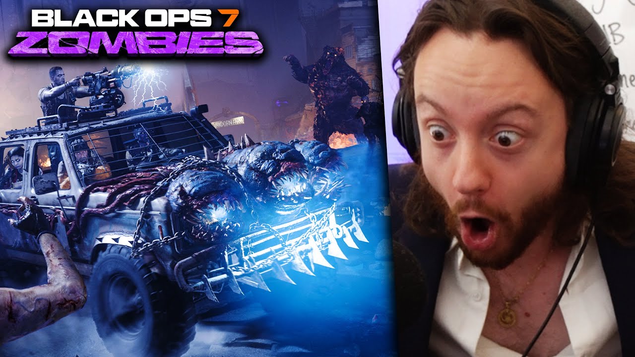INSANE BO7 ZOMBIES GAMEPLAY TRAILER LIVE REACTION & BREAKDOWN! ZOMBIES BETA CONFIRMED!!