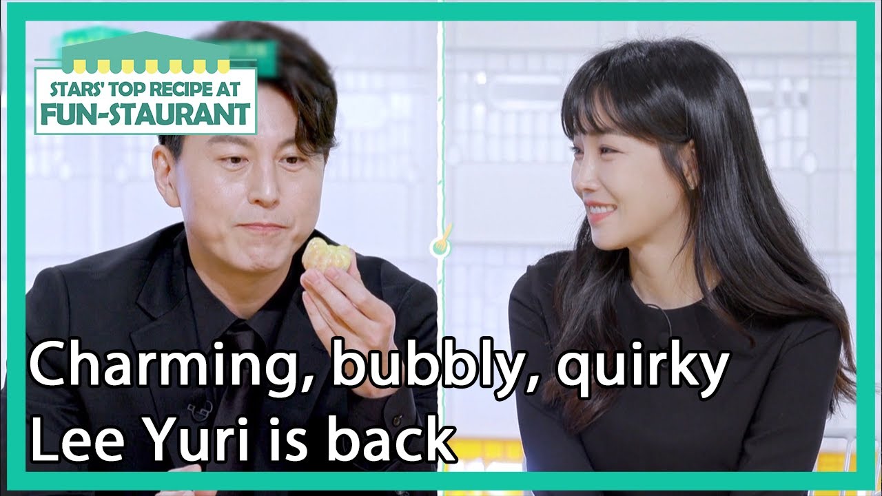 Charming, bubbly, quirky Lee Yuri is back (Stars' Top Recipe at Fun-Staurant) | KBS WORLD TV 201110