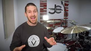 Beginner Drum Lesson - How to Play an Eighth Note Rock Beat
