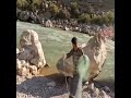 Tribes fishing in river