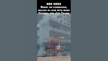 Thumbnail of BEE GEES interview on Miami Comeback, Criteria Studios and Jive Talkin #shorts #jivetubin #beegees
