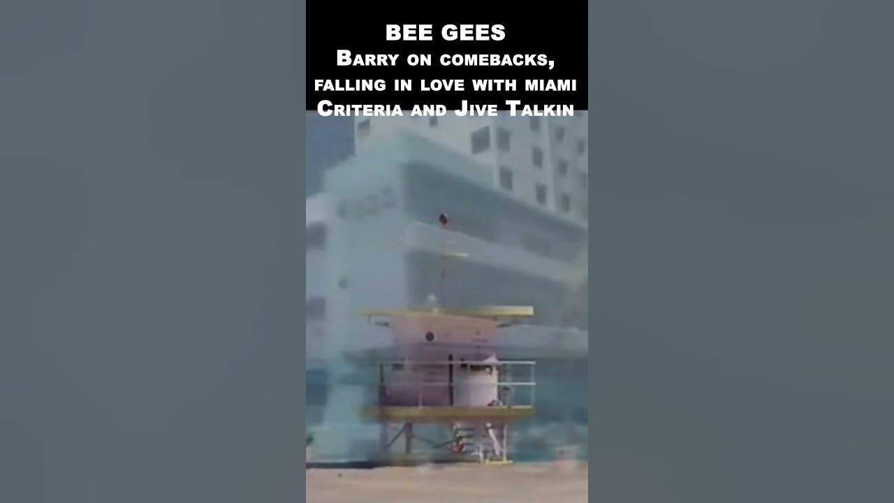 BEE GEES interview on Miami Comeback, Criteria Studios and Jive Talkin #shorts #jivetubin #beegees
