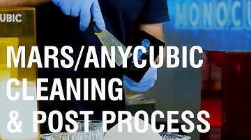 Mars / Anycubic Cleaning & Post Process - 3D Printing with Resin - Part 02