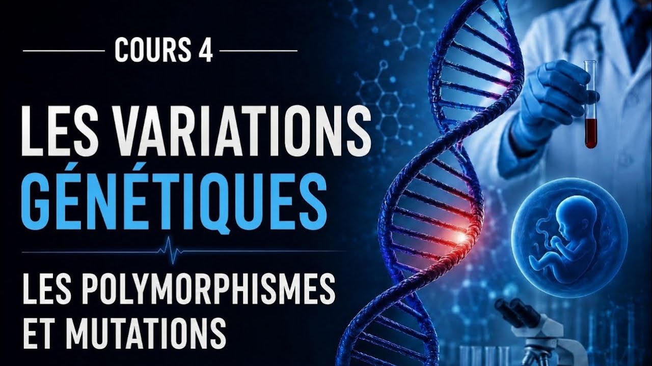 LES VARIATIONS GÉNÉTIQUES : POLYMORPHISMES ET LES MUTATIONS