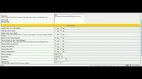 How to setup your forum signature